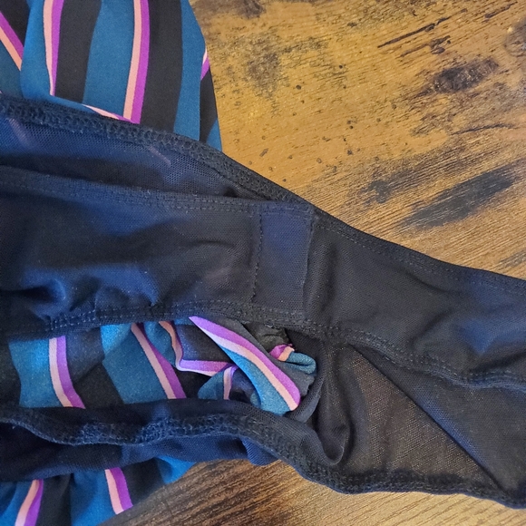 Astr The Label Stripe Wrap Bodysuit Top - Picture 6 of 8